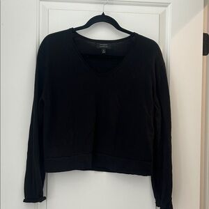 Banana Republic Black Crop Top